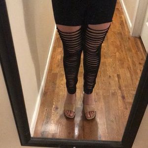 EXPRESS Distressed leggings